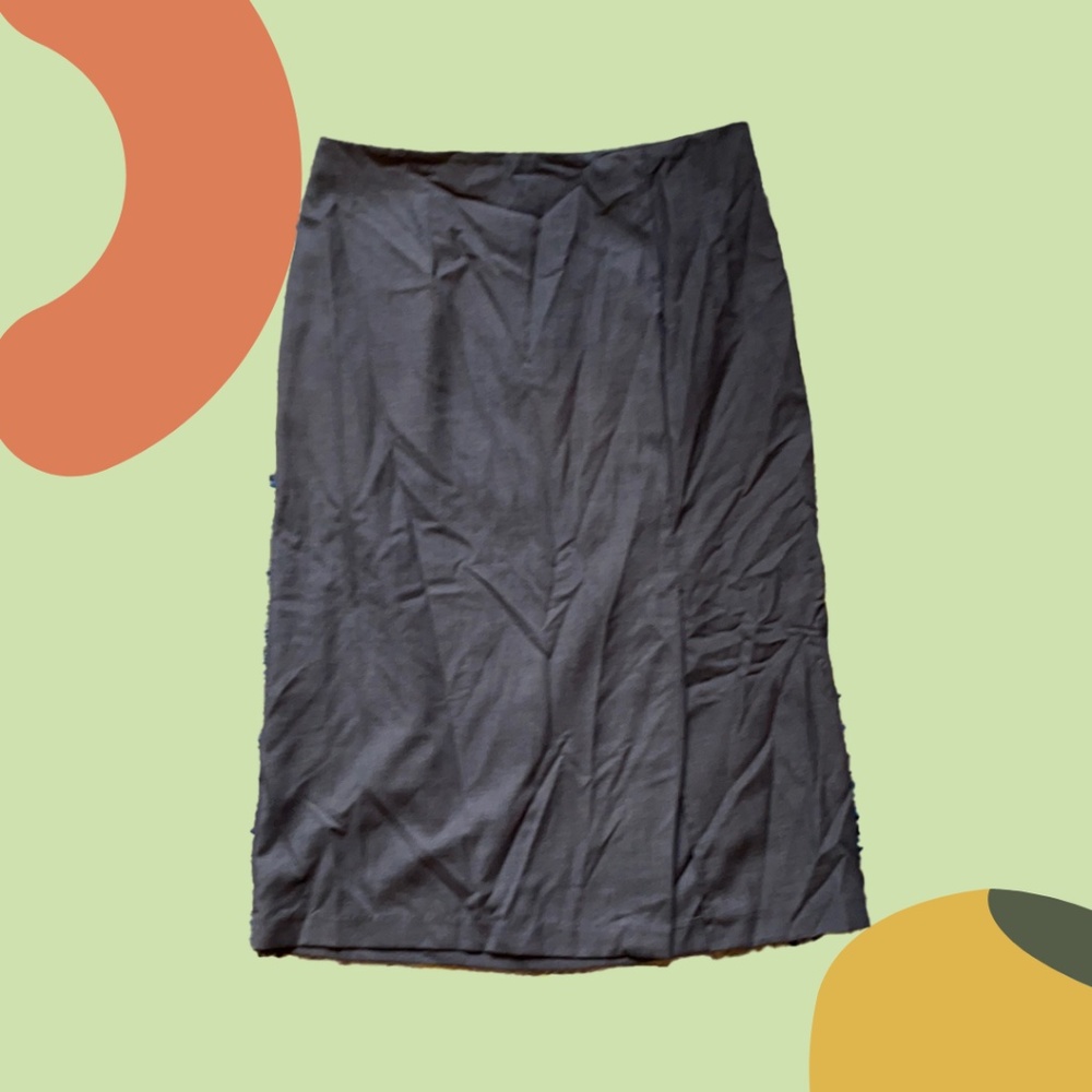 Fitted Grey Long Midi